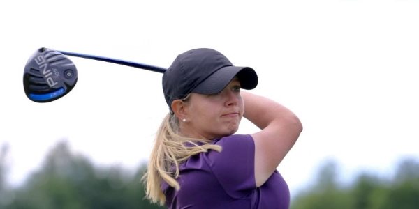 Kimberly Beveridge playing golf