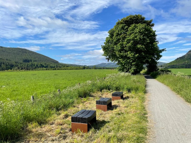 The bench at Ballater