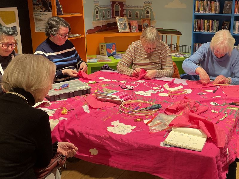 Embroidery class in Ballater