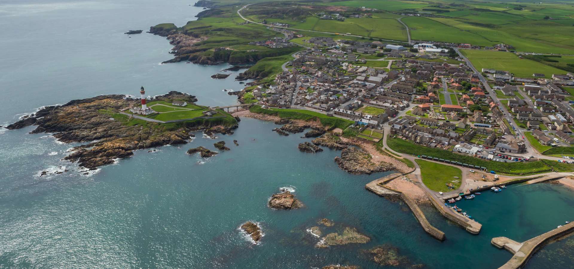 Aerial view of Boddam