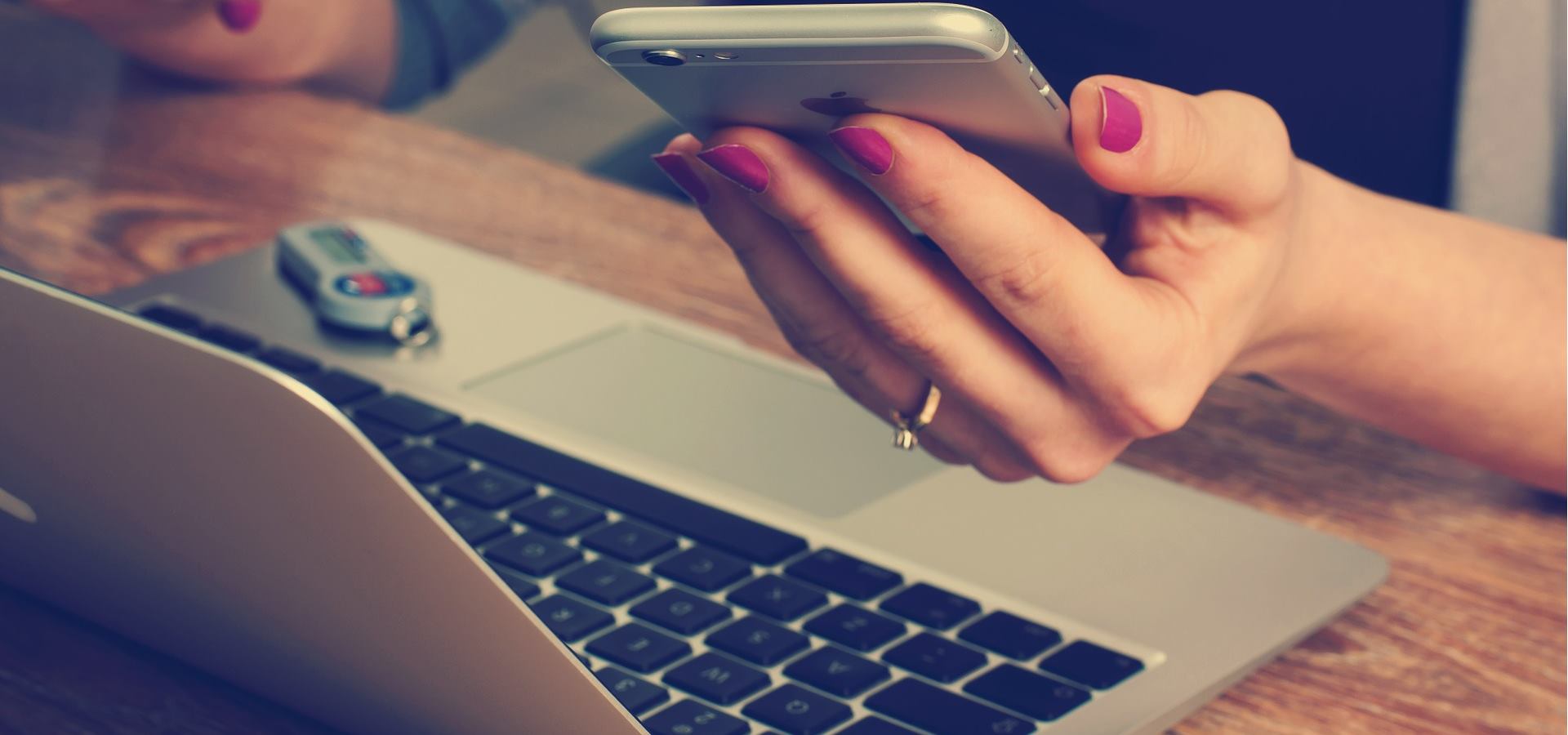 a person working on a laptop