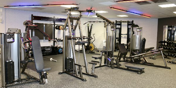 Some exercise equipment in the new Peterhead Fitness Suite