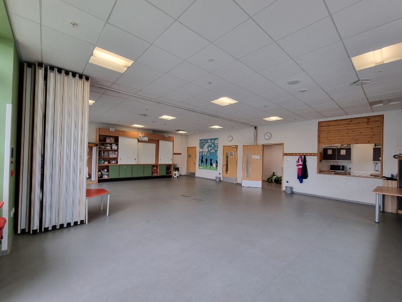 The multi-purpose room at Ellon Community Campus